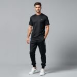 Summer New Fashion Trend Mesh Sports Suit For Men – T-Shirt & Trouser Set