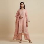 Comfortable Stylish Ready Gown Shalwar Kameez 3 Piece Dress For Girls
