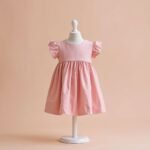 Cotton Children’s Off-White Frock – Comfortable Kids Dress