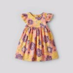 Comfortable Cotton Frock Dress For Kids
