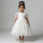 Baby Girls Lace Princess Christening Gown