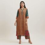 Women’s Attractive Stylish Scan Print One Piece Long Kurti